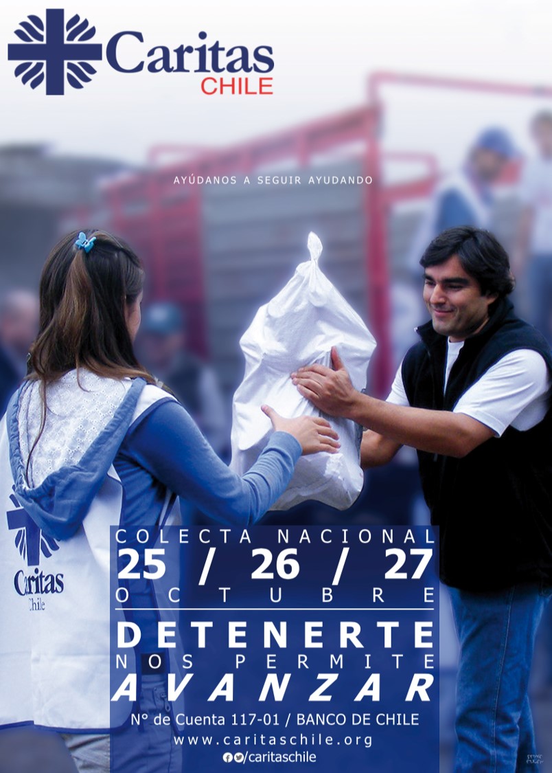 Afiche Colecta Caritas Chile